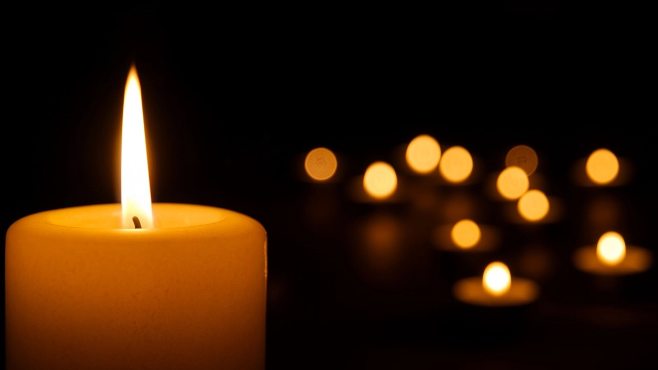 Kerze im DUnklen