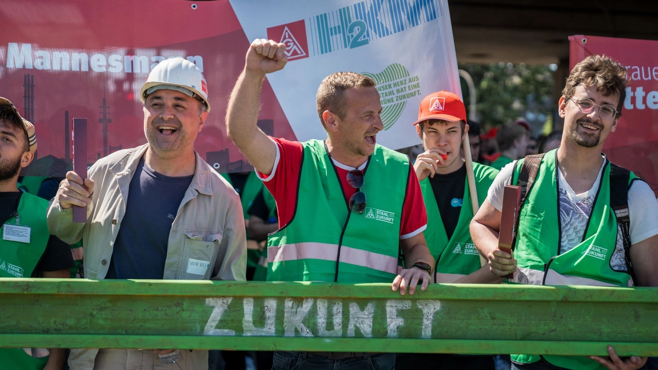 Stahl-Aktionstag am 14.6.2023 in Duisburg