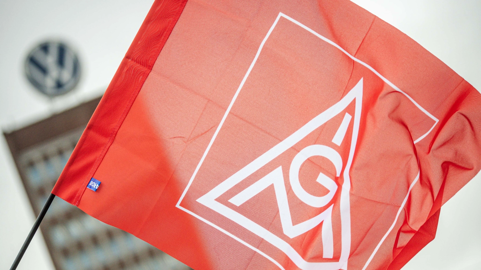 Volkswagen IG Metall Flagge