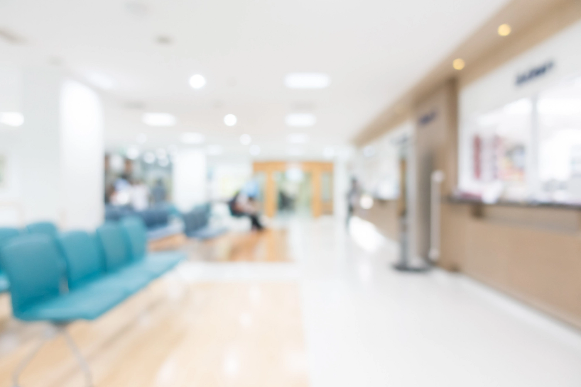 Wartezimmer Gesundheit verschwommen