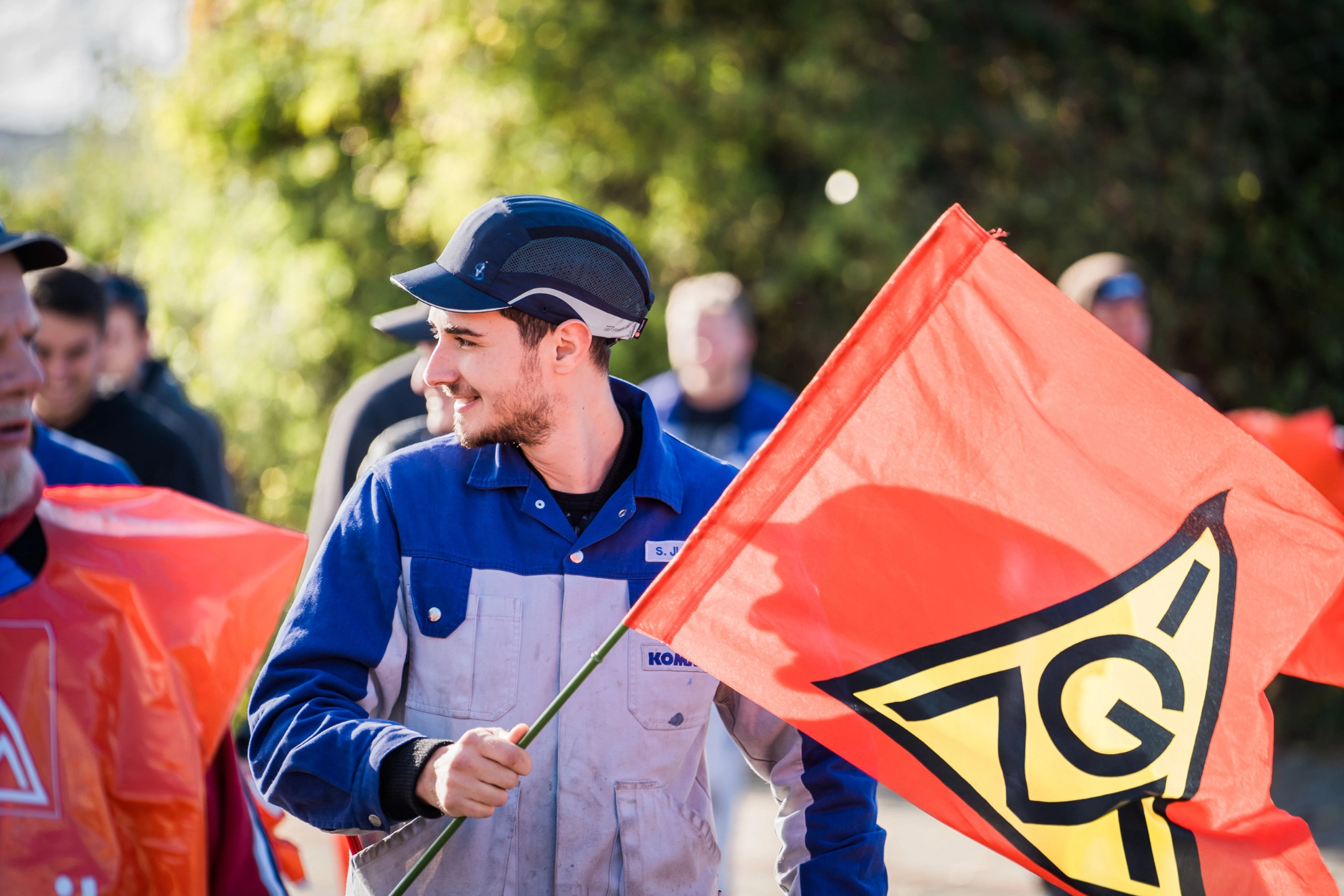 Warnstreik Komatsu Hannover