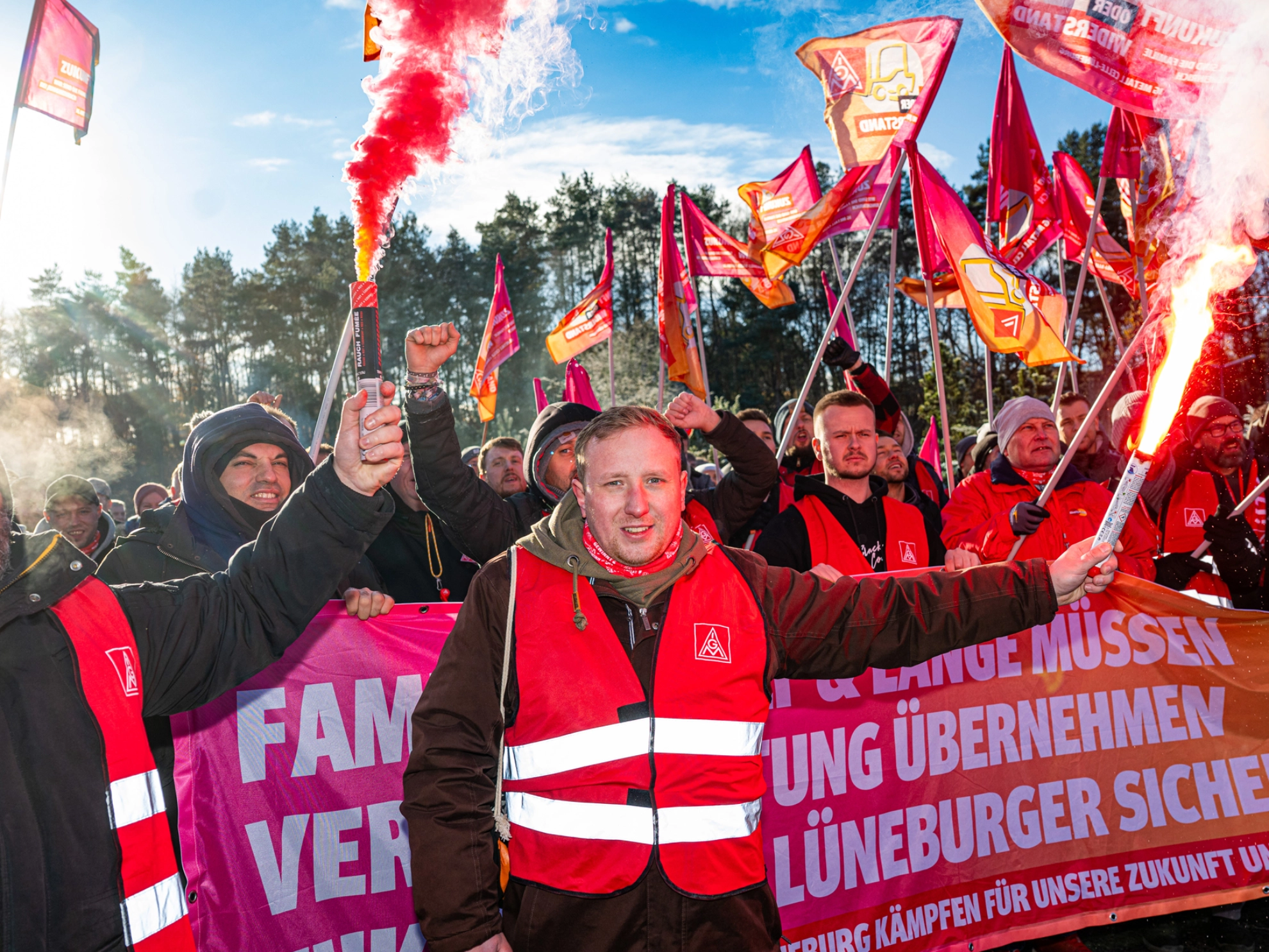 Streik bei Jungheinrich in Lüneburg im November 2025