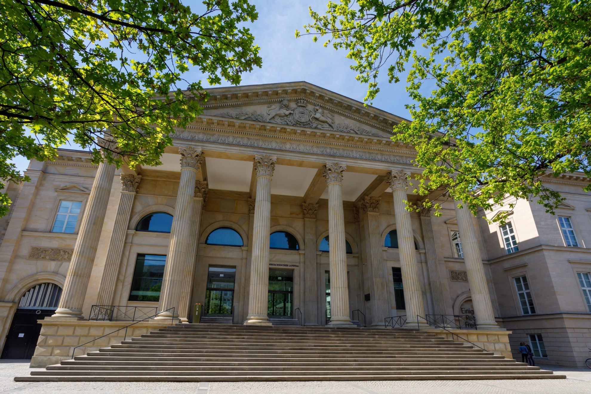 Niedersaechsischer Landtag in Hannover: Aussenansicht