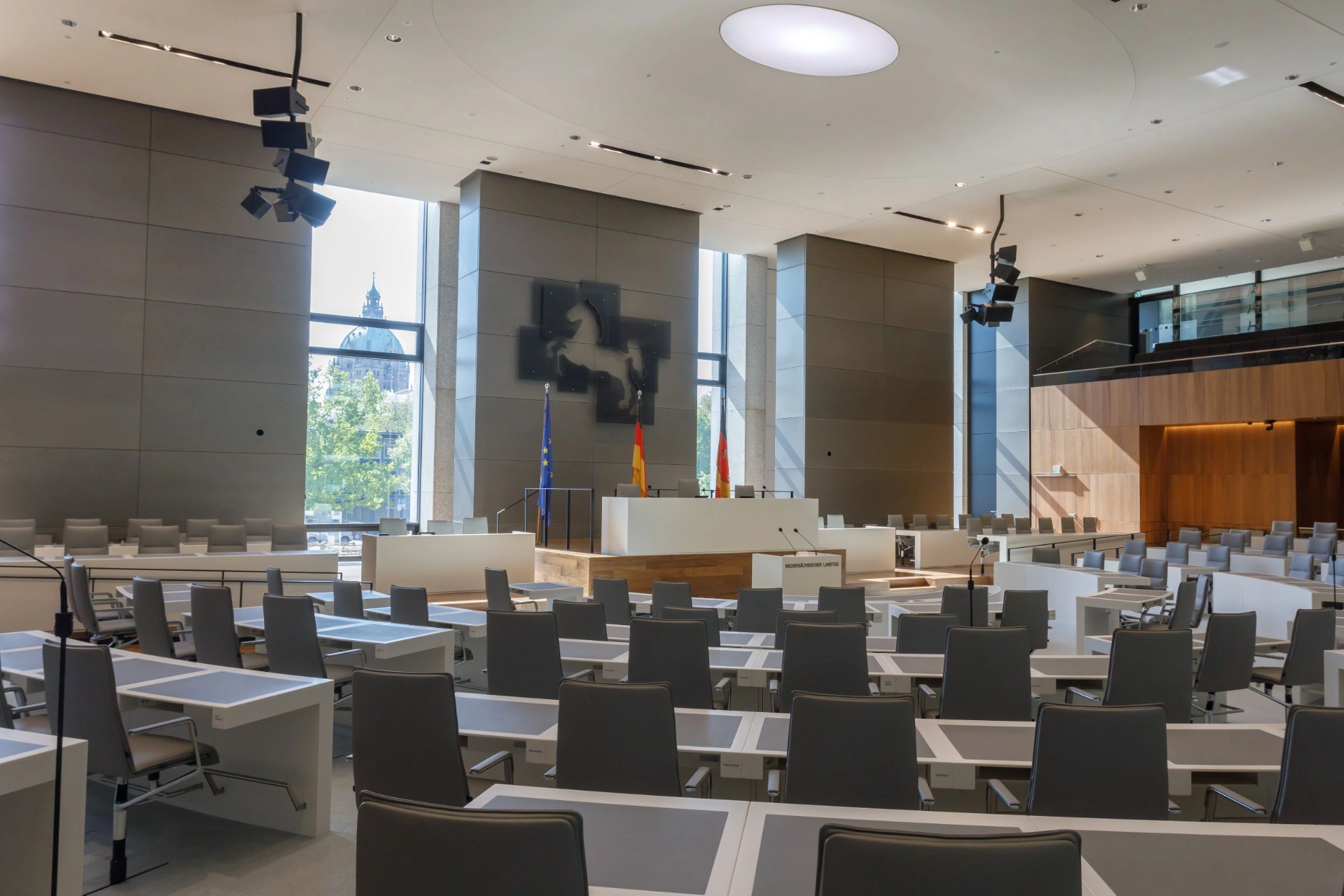 Niedersaechsischer Landtag in Hannover: Plenarsaal.