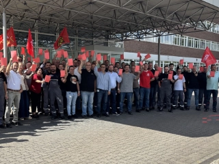 Aktion bei MAN Salzgitter