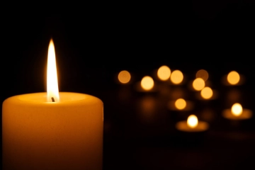 Kerze im DUnklen