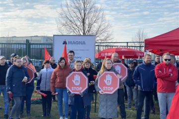 Beschäftigte bei Magna Powertrain in Roitzsch kämpfen für Standort und Zukunft