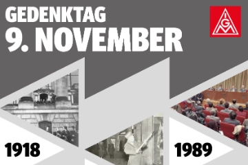 9. November als Mahnmal für den Kampf für die Demokratie