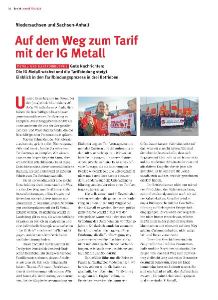 metallzeitung 07/08 2023