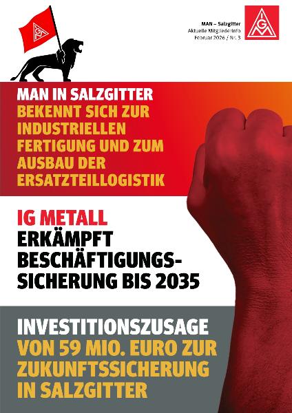 Flugblatt IGM@MAN Nr. 3, Feb. 2026