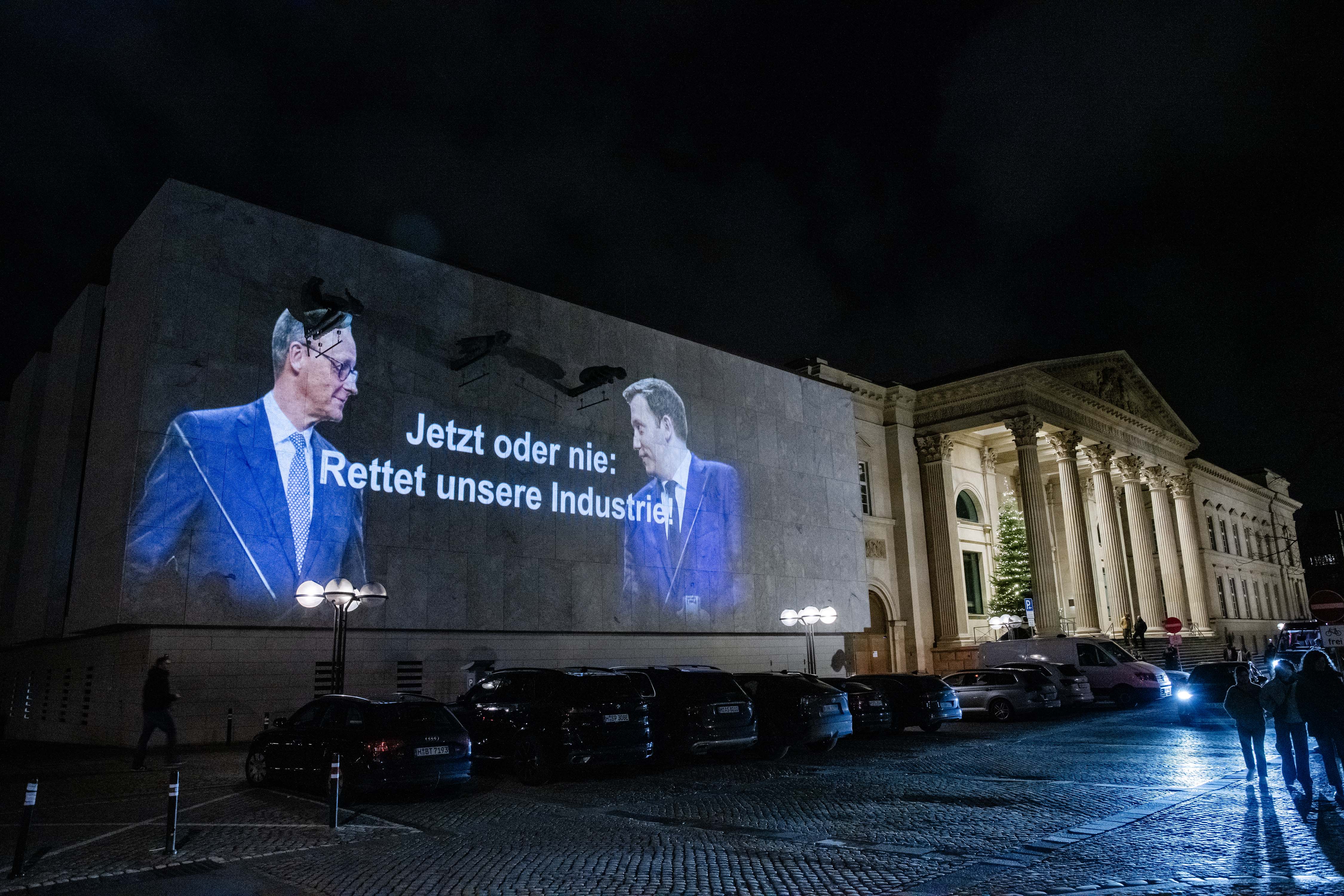 Gewerkschaft mahnt vor dem Landtag 
