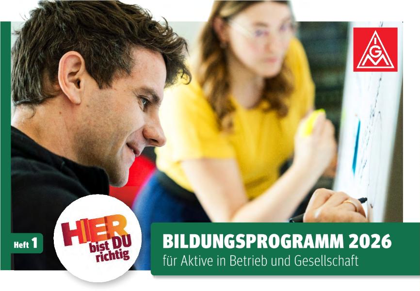 Bildungsprogramm Aktive in Berieb und Gesellschaft 2026